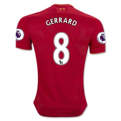 2016-17 Liverpool 8 GERRARD Home Soccer Jersey