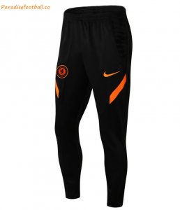 2021-22 Chelsea Black Orange Training Pants