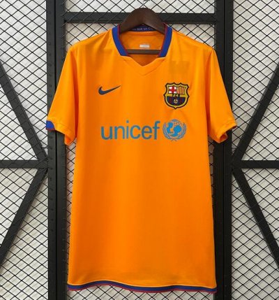2006-07 Barcelona Retro Away Soccer Jersey Shirt