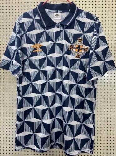 90-93 Northern Ireland Retro Away Soccer Jersey Shirt