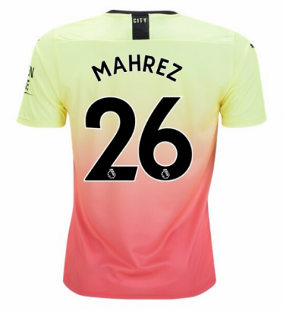 2019-20 Manchester City Third Away Soccer Jersey Shirt Mahrez #26