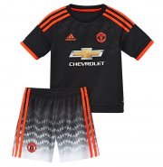 Kids Manchester United 2015-16 Third Soccer Shirt With Shorts
