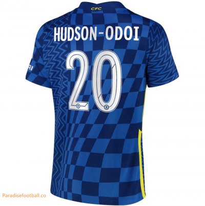 2021-22 Chelsea Cup Home Soccer Jersey Shirt with Hudson-Odoi 20 printing