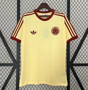 2024 Colombia Yellow Retro T-Shirt