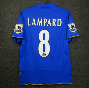 2005-2006 Chelsea Home Retro Soccer Jersey Shirt LAMPARD #8