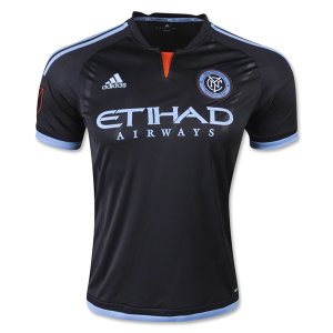 New York City FC 2015/16 Black Away Soccer Jersey