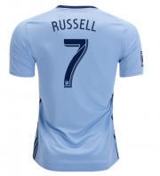 Johnny Russell #7 2019-20 Sporting Kansas City Home Soccer Jersey Shirt