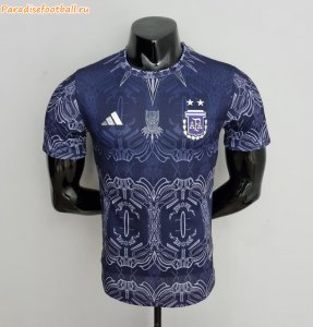 2022-23 Argentina Royal Blue Special Soccer Jersey Shirt Player Version
