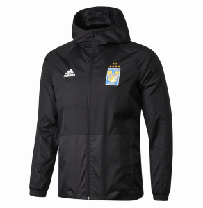 18-19 Tigres Black Windbreaker Jacket
