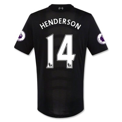 2016-17 Liverpool 14 HENDERSON Away Soccer Jersey