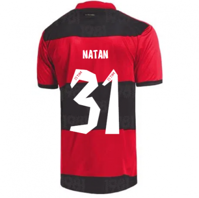 2021-22 Flamengo Home Soccer Jersey Shirt NATAN #31
