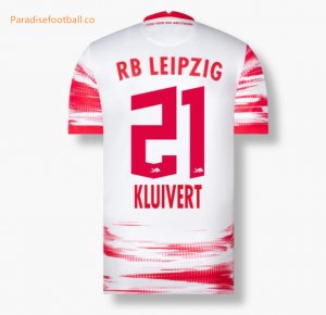 2021-22 RB Leipzig Home Soccer Jersey Shirt KLUIVERT 21 printing