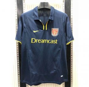 2000 Arsenal Retro Blue Away Soccer Jersey Shirt