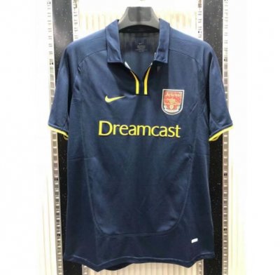 2000 Arsenal Retro Blue Away Soccer Jersey Shirt