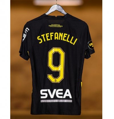 2021-22 AIK Stockholm Home Soccer Jersey Shirt STEFANELLI #9