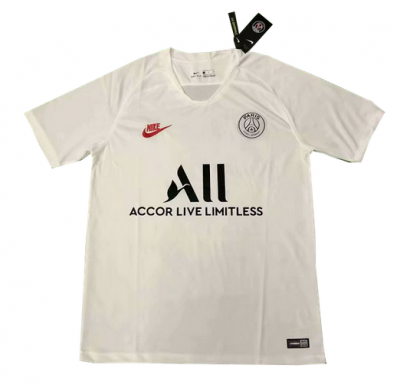 2019-20 PSG Air Jordan White Training Shirt