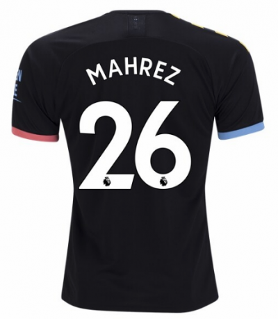 2019-20 Manchester City Away Soccer Jersey Shirt Mahrez #26