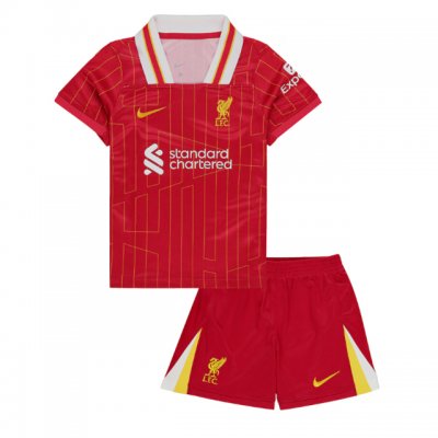 2024-25 Liverpool Kids Home Soccer Kits Shirt With Shorts