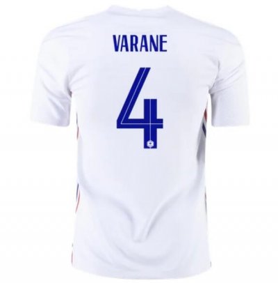 2020 Euro France Away Soccer Jersey Shirt RAPHAEL VARANE #4