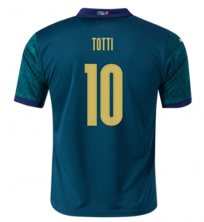 2020 EURO Italy Third Away Soccer Jersey Shirt Francesco Totti 10