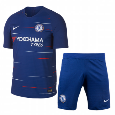 2018-19 Chelsea Home Soccer Jersey Kit (Shirt + Shorts)