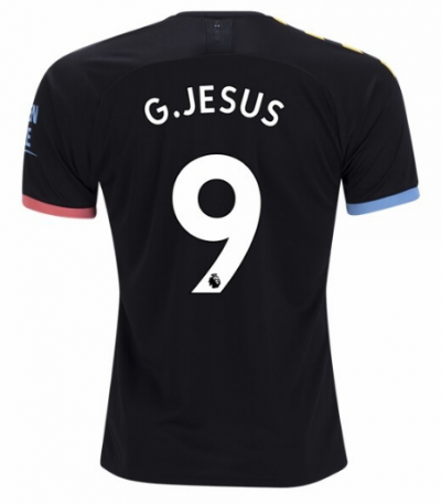 2019-20 Manchester City Away Soccer Jersey Shirt G Jesus #9