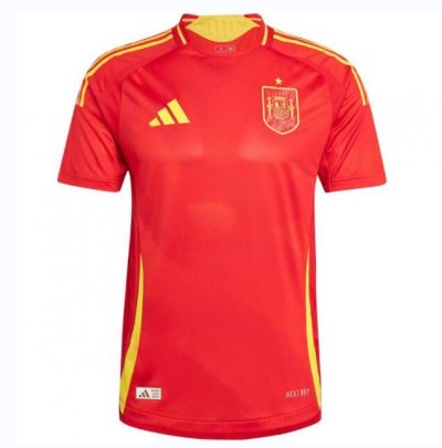 2024 Euro Cup Spain Home Soccer Jersey Shirt Player Version