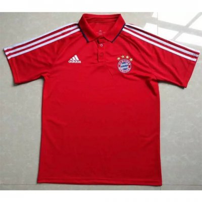 2017-18 Bayern Munich Red Polo Shirt