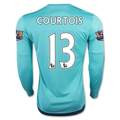 2015-16 Chelsea COURTOIS #13 LS Goalkeeper Jersey