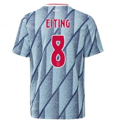 2020-21 Ajax Away Soccer Jersey Shirt Carel Eiting #8