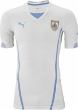2014 FIFA World Cup Uruguay Away Soccer Jersey Football Shirt