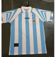 1996-97 Argentina Retro Home Soccer Jersey Shirt