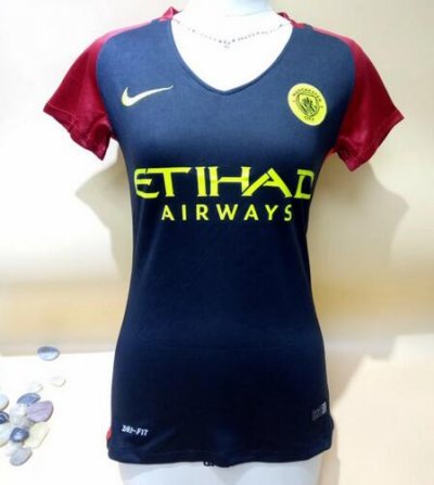 2016-17 Manchester City Women's Away Soccer Jersey