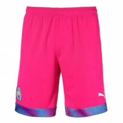 2019-20 Manchester City Pink Goalkeeper Soccer Shorts