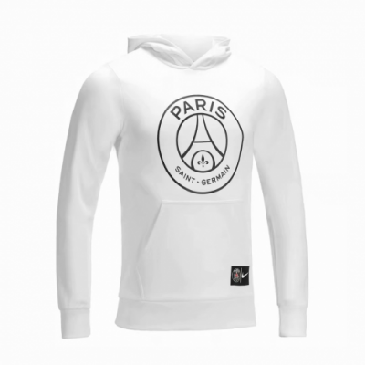 18-19 PSG White Hoodie
