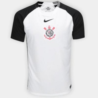 2025-26 SC Corinthians Home Soccer Jersey Shirt
