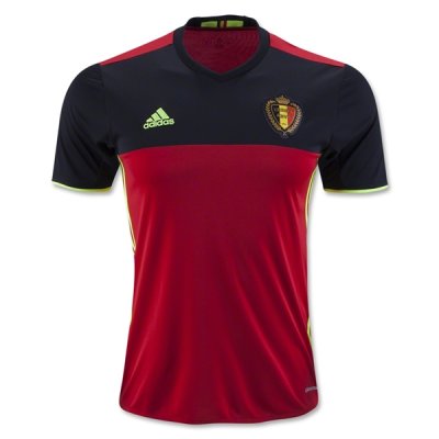 2016 Euro Belgium Home Soccer Jersey