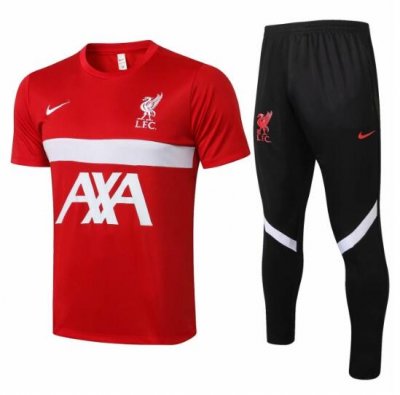 2021-22 Liverpool Red Training Kits Shirt with Pants