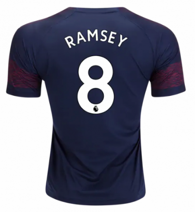 2018-19 Arsenal Away Soccer Jersey Shirt Aaron Ramsey #8