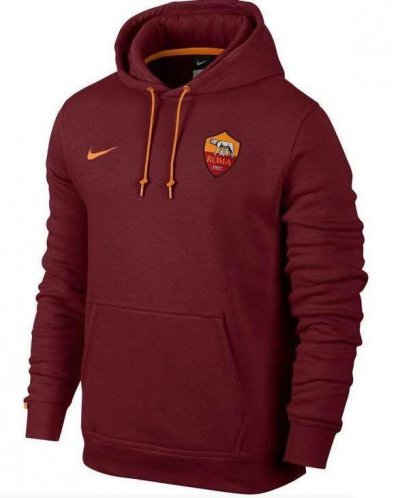 2015-16 AS Roma Red Hoodies