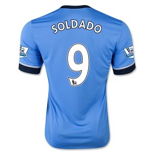 2015-16 Tottenham Hotspur SOLDADO #9 Away Soccer Jersey