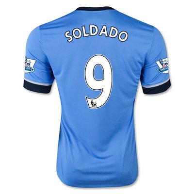 2015-16 Tottenham Hotspur SOLDADO #9 Away Soccer Jersey