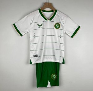 2023-24 Ireland Kids Away Soccer Kits Shirt with Shorts