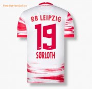 2021-22 RB Leipzig Home Soccer Jersey Shirt SØRLOTH 19 printing