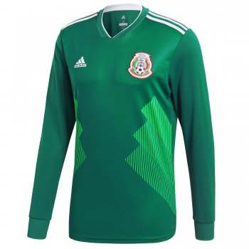 2018 World Cup Mexico Home LS Soccer Jersey 2018 World Cup Mexico Home LS Soccer Jersey
