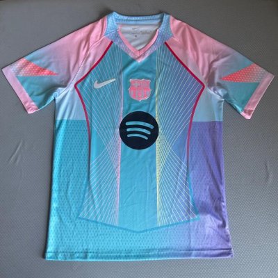 2025-26 Barcelona Blue Purple Special Soccer Jersey Shirt