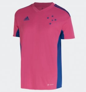2022-23 Cruzeiro Pink Outubro Rosa Soccer Jersey Shirt