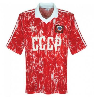 1990-1992 Soviet Union CCCP Home Retro Soccer Jersey Shirt