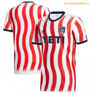 2021-22 Austin FC Red White Pre-Match Soccer Jersey Shirt