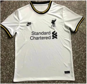 2020-21 Liverpool White Black Training Shirt